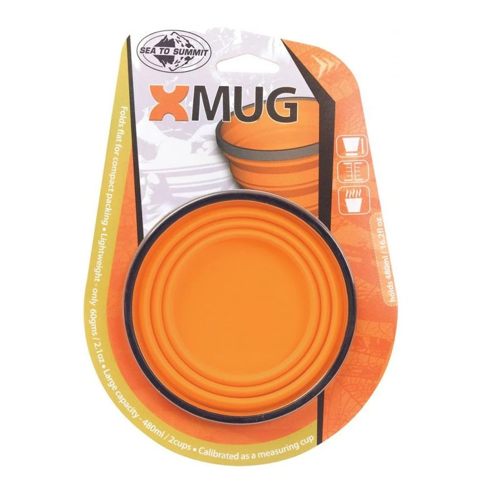 Sea To SummitX-mug Opvouwbare Beker Orange 4 Sea To SummitX-mug Opvouwbare Beker Orange - Afbeelding 2