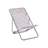 Lafuma Maxi Transat Relaxstoel Flora Tube Titane -Winkel Voor Buitenkampeerartikelen 135217 900 01